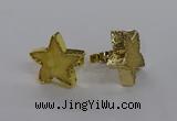 NGR281 25*25mm - 30*30mm star druzy agate gemstone rings