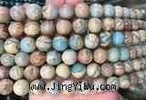 NSBS01 15 inches 12mm round serpentine Jasper beads wholesale