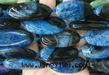 OVBS44 15 inches 20*40mm oval Agate gemstone beads wholesale OVBS44 15 inches 20*40mm oval Agate gemstone beads wholesale