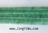 RBBS06 15 inches 2*4mm heishi green aventurine gemstone beads