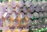 RBBS37 15 inches 13*18mm faceted rondelle lavender amethyst gemstone beads RBBS37 15 inches 13*18mm faceted rondelle lavender amethyst gemstone beads