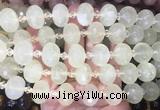 RBBS45 15 inches 13*18mm faceted rondelle lemon quartz beads wholesale RBBS45 15 inches 13*18mm faceted rondelle lemon quartz beads wholesale