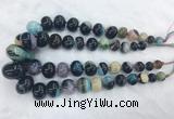 RBBS47 15 inches 8*12mm - 20*30mm rondelle agate beads wholesale RBBS47 15 inches 8*12mm - 20*30mm rondelle agate beads wholesale