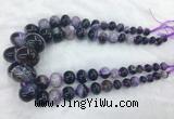 RBBS52 15 inches 6*10mm - 18*25mm rondelle agate beads wholesale RBBS52 15 inches 6*10mm - 18*25mm rondelle agate beads wholesale