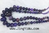 RBBS60 15 inches 8*12mm - 20*30mm rondelle agate beads wholesale RBBS60 15 inches 8*12mm - 20*30mm rondelle agate beads wholesale