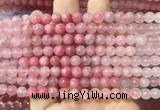RDBS01 15 inches 6mm round pink rhodonite gemstone beads wholesale RDBS01 15 inches 6mm round pink rhodonite gemstone beads wholesale
