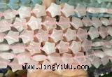 RGBS20 15 inches 16mm star rose quartz gemstone beads wholesale