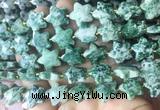 RGBS65 15 inches 14mm faceted star Qinghai jade beads wholesale