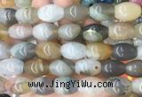 RIBS106 15 inches 13*18mm rice agate gemstone beads wholesale RIBS106 15 inches 13*18mm rice agate gemstone beads wholesale