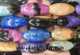 RIBS110 15 inches 18*40mm rice agate gemstone beads wholesale RIBS110 15 inches 18*40mm rice agate gemstone beads wholesale