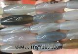 RIBS81 15 inches 13*40mm rice agate gemstone beads wholesale RIBS81 15 inches 13*40mm rice agate gemstone beads wholesale