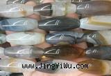 RIBS82 15 inches 13*40mm rice agate gemstone beads wholesale RIBS82 15 inches 13*40mm rice agate gemstone beads wholesale
