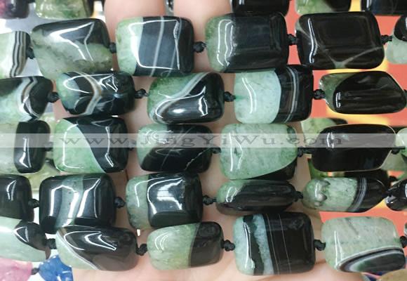 RTBS35 15 inches 15*20mm rectangle Agate gemstone beads wholesale