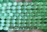 SEBS100 15 inches 6*9mm rice selenite gemstone beads wholesale