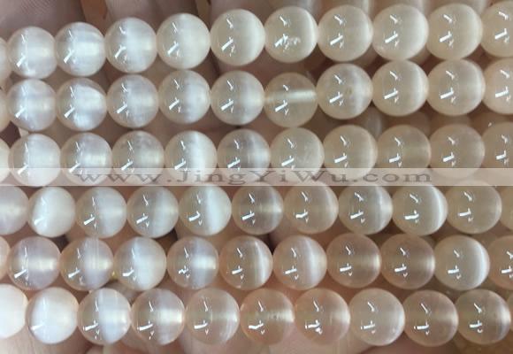 SEBS121 15 inches 8mm round selenite gemstone beads wholesale