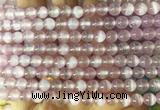 SEBS128 15 inches 6mm round selenite gemstone beads wholesale