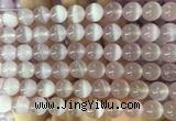 SEBS129 15 inches 8mm round selenite gemstone beads wholesale