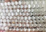 SEBS135 15 inches 6mm round selenite gemstone beads wholesale