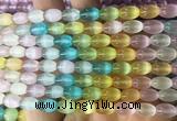 SEBS143 15 inches 6*9mm rice colorful selenite gemstone beads wholesale SEBS143 15 inches 6*9mm rice colorful selenite gemstone beads wholesale