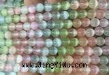 SEBS147 15 inches 6mm round colorful selenite gemstone beads wholesale