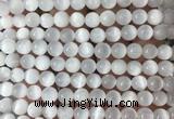 SEBS15 15 inches 6mm round selenite beads wholesale