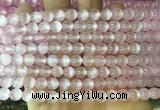 SEBS60 15 inches 6mm round selenite gemstone beads wholesale
