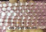 SEBS63 15 inches 6*9mm rice selenite gemstone beads wholesale SEBS63 15 inches 6*9mm rice selenite gemstone beads wholesale