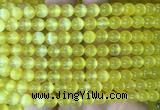 SEBS68 15 inches 6mm round selenite gemstone beads wholesale