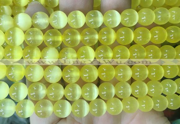 SEBS69 15 inches 8mm round selenite gemstone beads wholesale