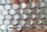 SEBS87 15 inches 10*14mm rice selenite gemstone beads wholesale