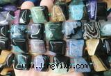 SRBS26 15 inches 18*18mm square Agate gemstone beads wholesale