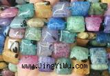 SRBS27 15 inches 18*18mm square Agate gemstone beads wholesale SRBS27 15 inches 18*18mm square Agate gemstone beads wholesale