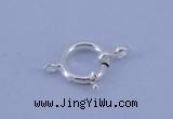 SSC207 5pcs 12.5mm 925 sterling silver spring rings clasps
