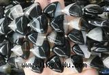 TABS01 15 inches 20*20mm triangle Agate gemstone beads wholesale