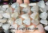 TABS02 15 inches 20*20mm triangle Agate gemstone beads wholesale TABS02 15 inches 20*20mm triangle Agate gemstone beads wholesale