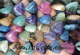 TABS05 15 inches 20*20mm triangle Agate gemstone beads wholesale TABS05 15 inches 20*20mm triangle Agate gemstone beads wholesale