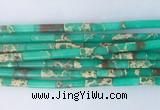 TBBS04 15 inches 4*13mm tube synthetic sea sediment jasper beads