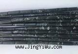 TBBS07 15 inches 4*13mm tube synthetic sea sediment jasper beads