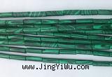 TBBS10 15 inches 4*13mm tube synthetic malachite gemstone beads