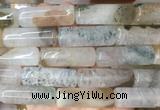 TBBS114 15 inches 13*40mm tube agate gemstone beads wholesale TBBS114 15 inches 13*40mm tube agate gemstone beads wholesale
