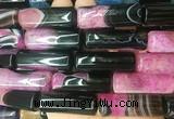 TBBS117 15 inches 13*40mm tube agate gemstone beads wholesale TBBS117 15 inches 13*40mm tube agate gemstone beads wholesale