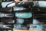TBBS120 15 inches 13*40mm tube agate gemstone beads wholesale TBBS120 15 inches 13*40mm tube agate gemstone beads wholesale