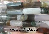TBBS125 15 inches 13*40mm tube agate gemstone beads wholesale TBBS125 15 inches 13*40mm tube agate gemstone beads wholesale