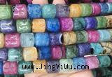 TBBS145 15 inches 13*14mm tube agate gemstone beads wholesale TBBS145 15 inches 13*14mm tube agate gemstone beads wholesale