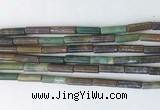 TBBS25 15 inches 4*13mm tube Indian agate gemstone beads