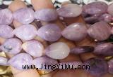 TRBS118 15 inches 13*18mm flat teardrop Lepidolite beads wholesale