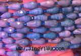 TRBS16 15 inches 8*16mm faceted teardrop amazonite gemstone beads