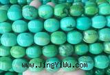 WBBS03 15 inches 16*18mm pumpkin yellow green howlite turquoise beads wholesale