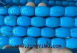 WBBS11 15 inches 15*20mm rice howlite turquoise gemstone beads wholesale