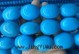 WBBS22 15 inches 27*32mm oval howlite turquoise gemstone beads wholesale WBBS22 15 inches 27*32mm oval howlite turquoise gemstone beads wholesale